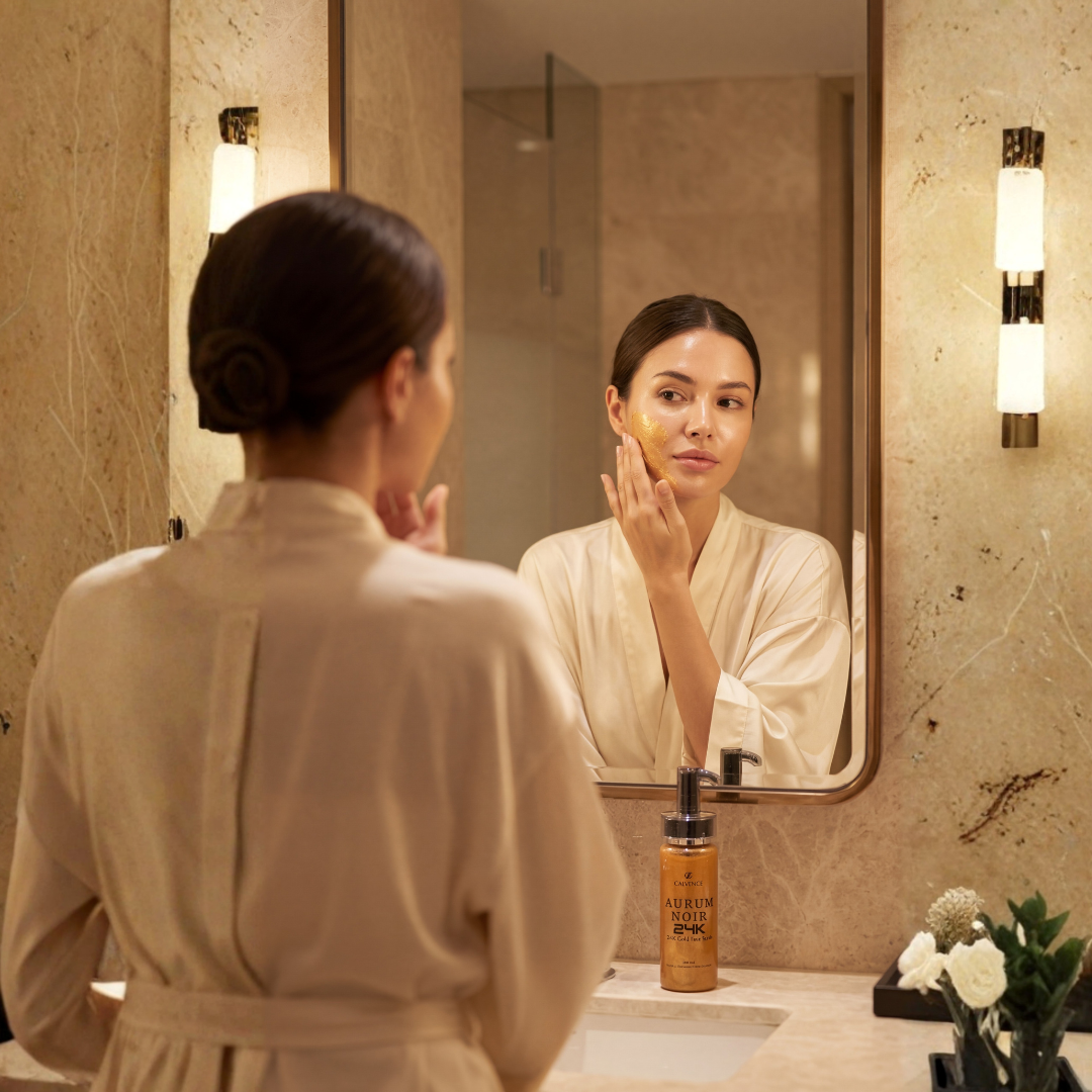 Aurum Noir 24K Gold Face Scrub